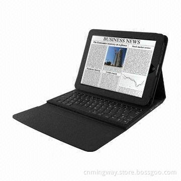 Leather Case for iPad 1/2 with Bluetooth Keyboard
